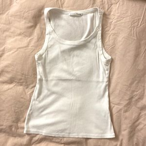 Reformation Ribbed Cotton Tank